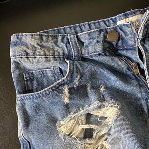 Harlow high rise jean shorts